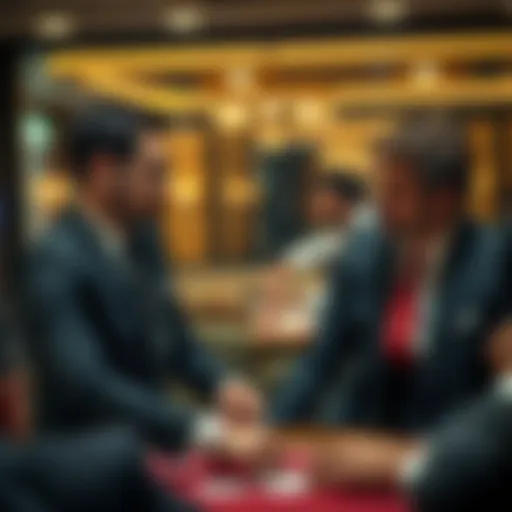 Strategic interaction between banker and player