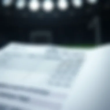 A close-up of a betting slip with calculated margins highlighted