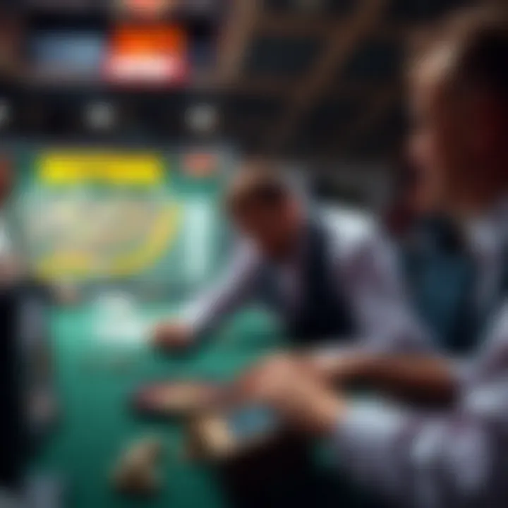 Graphic representation of betting strategies