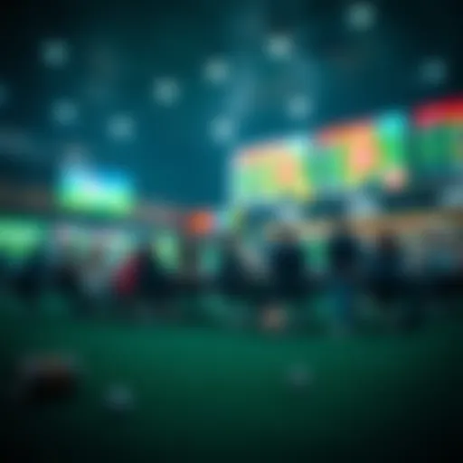 Visual representation of online betting bonuses