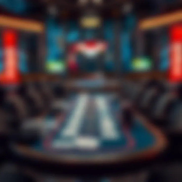 A diverse range of card games set for play in a casino