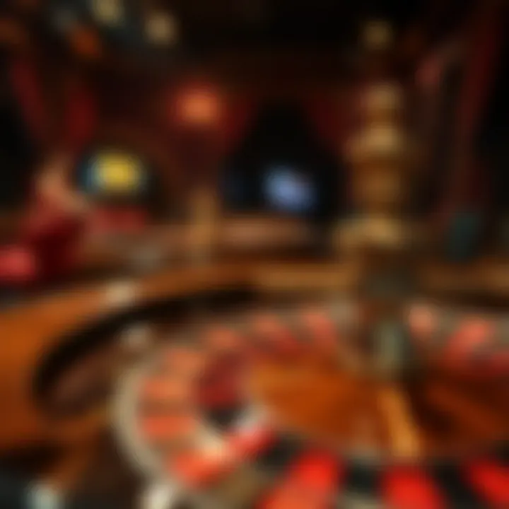 A historical depiction of roulette's origins