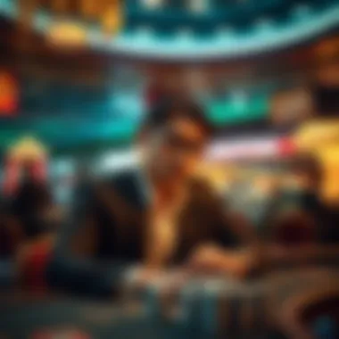 Strategic Approaches to Winning A gambler contemplating strategies at a casino