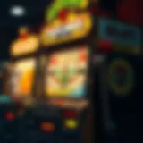 A vintage slot machine showcasing classic symbols