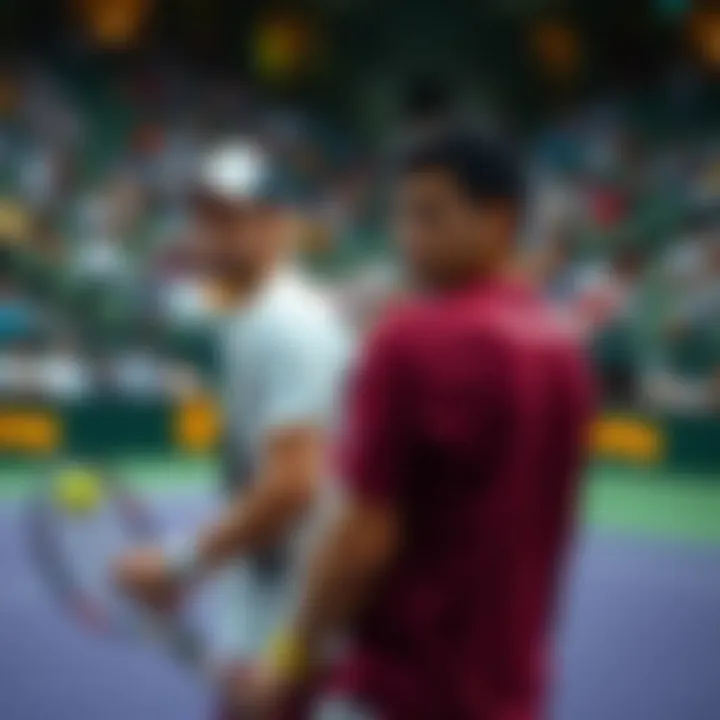 A comparison of Djokovic and Alcaraz's strategies on the tennis court.