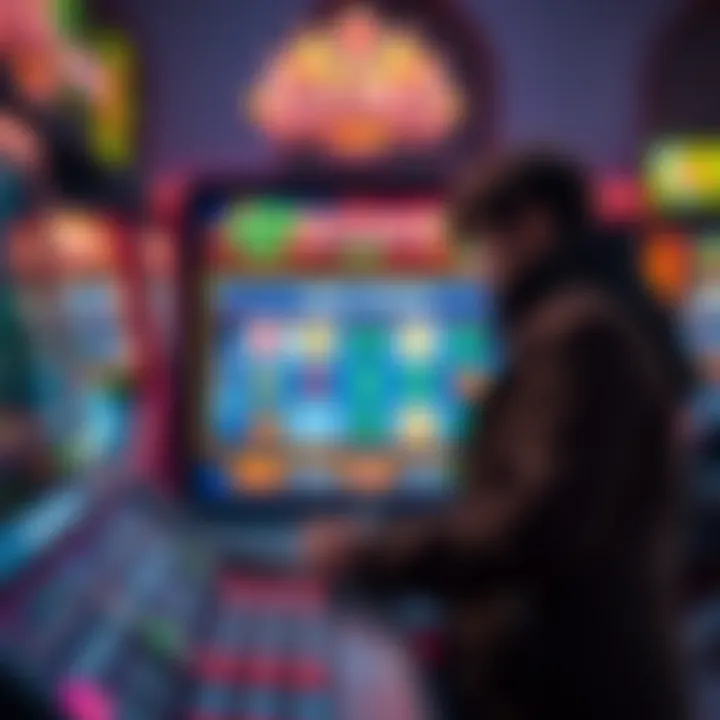 An engaging user interface highlighting user experience in gaming