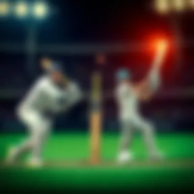 The Evolution of Betting Strategies in Cricket Illustration depicting the evolution of cricket betting strategies