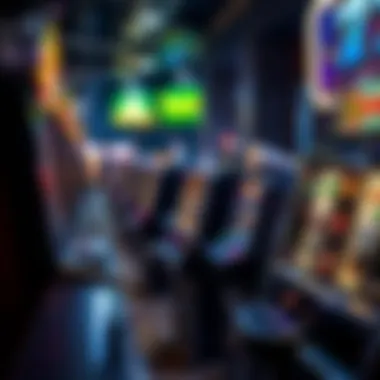 A historical timeline illustrating the evolution of slot machines