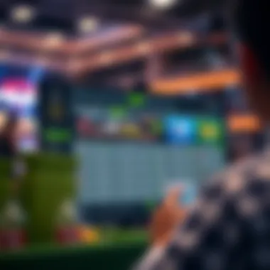 Exploring the Modern Betting Interface of Evolution Casino Illustration of modern betting interface