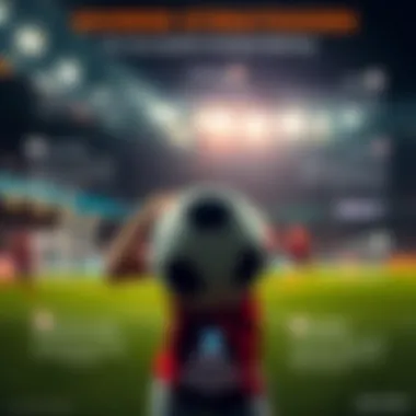 Infographic showcasing various football betting strategies for enthusiasts