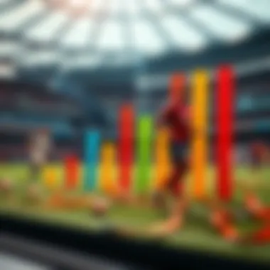 Trends analysis chart depicting the evolution of football betting practices