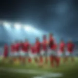 Galatasaray team showcasing their tactical formation