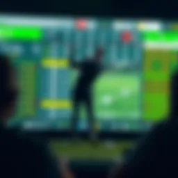 An overview of a golf betting platform interface