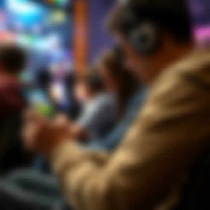 A user enjoying an immersive gaming experience on a smartphone