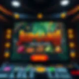 An overview of the Jumanji slot game interface