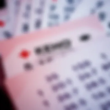 Keno Tickets: Your Path to Winning A close-up of keno tickets filled with potential bets