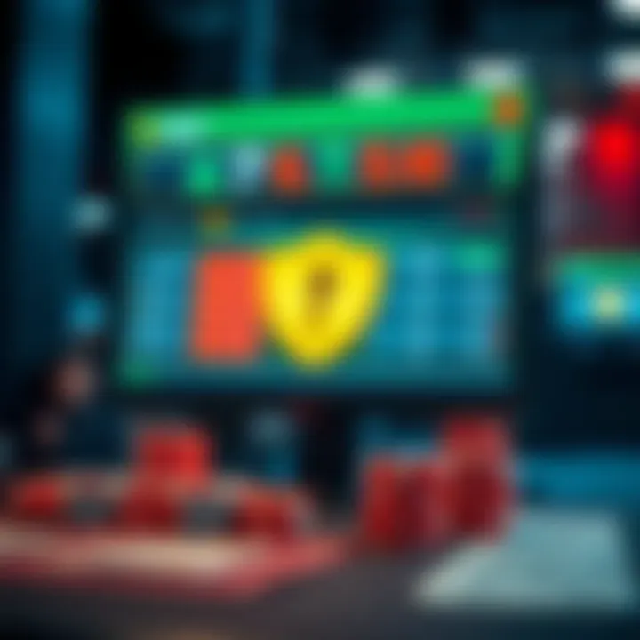 A secure betting interface illustrating safety measures
