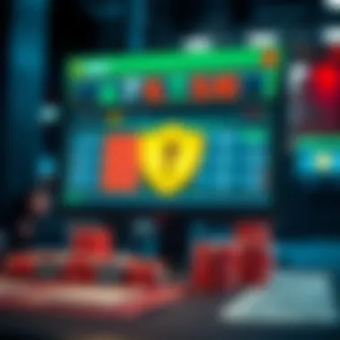 Safe Betting Practices A secure betting interface illustrating safety measures
