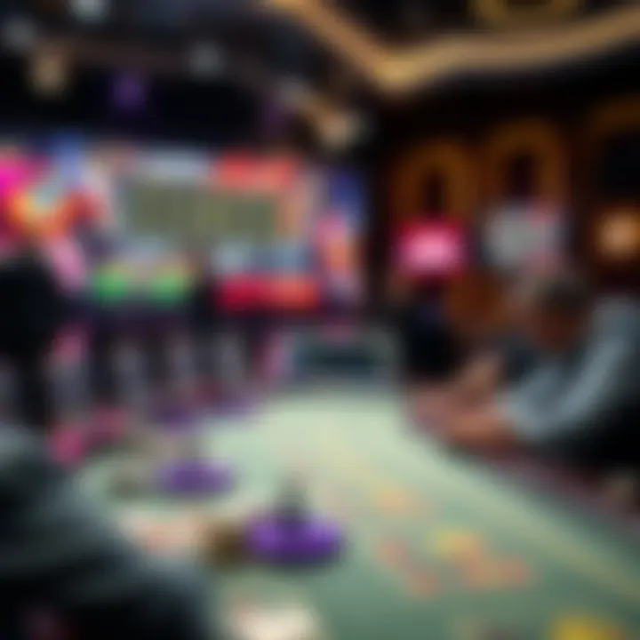 A high-definition streaming setup of live casino games with professional dealers.