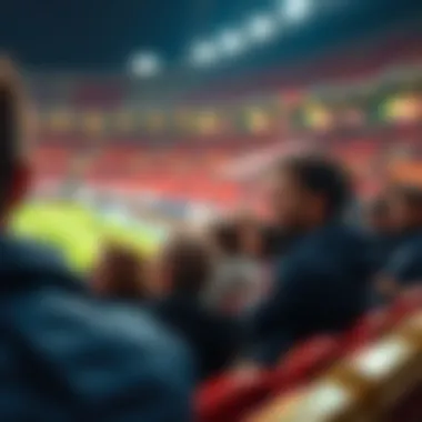 Excitement in the Stadium for the Clash Matchday atmosphere in the stadium