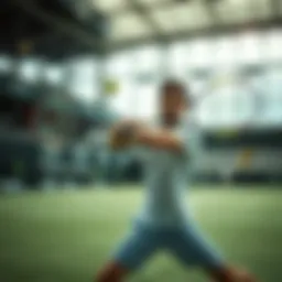 Novak Djokovic in action during a crucial match showcasing his skill and precision.