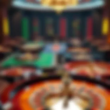 Diverse Roulette Table Varieties An array of different types of roulette tables
