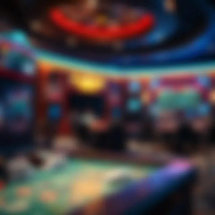 A secure online casino environment representing user safety