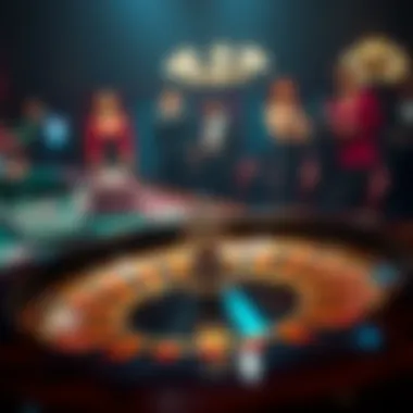 Illustration of psychological factors influencing gambling decisions