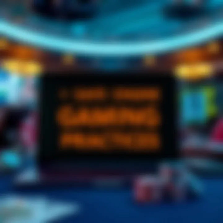 Infographic on safe online gambling practices