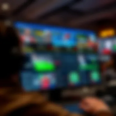 An overview of online sports betting platforms showcasing various interfaces