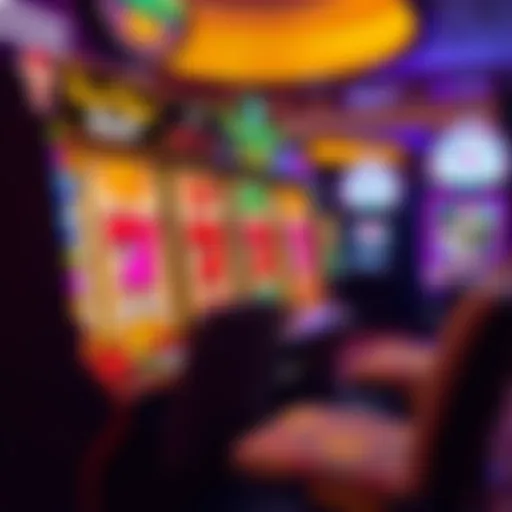 Visual representation of online slot gameplay mechanics