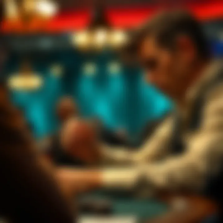 The Art of Betting in Poker A thoughtful player contemplating a bet during a game