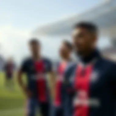 Impactful Players of PSG During the Match PSG's key players on the field