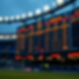 Dynamic cricket match scoreboard