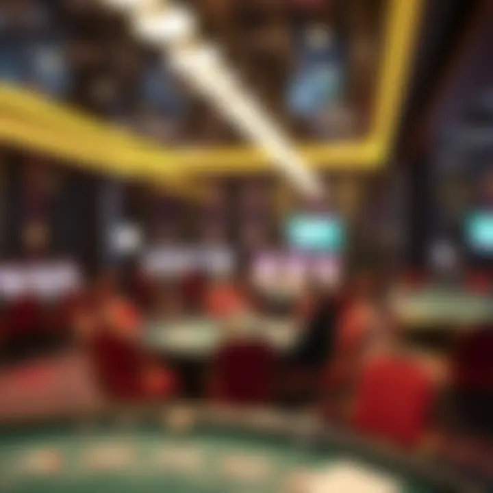 Visual representation of a secure casino environment