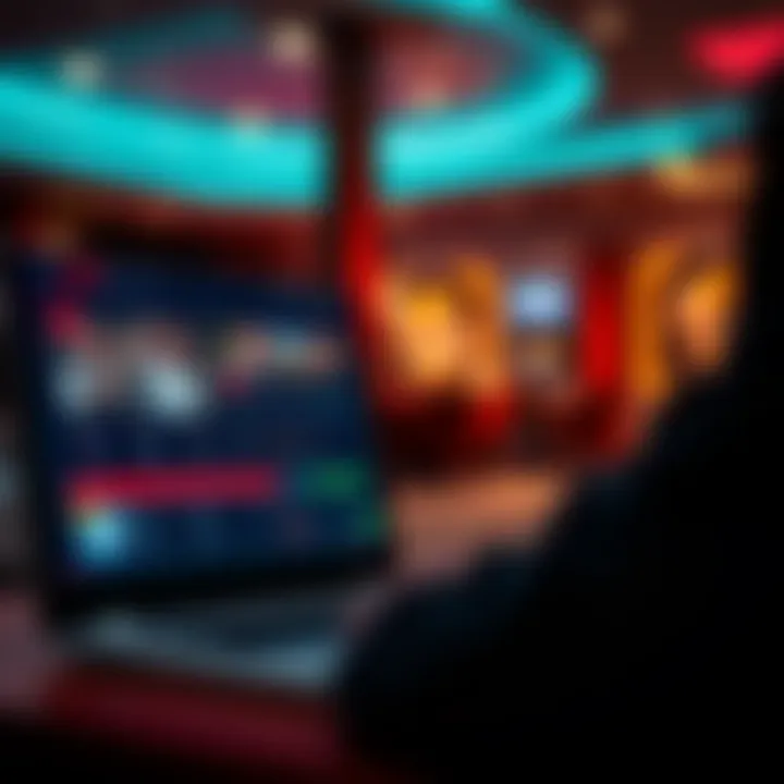 Secure online betting interface with highlighted features