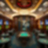 Luxurious interior design of Seven Luck Casino Seoul