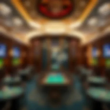 Luxurious Interior of Seven Luck Casino Luxurious interior design of Seven Luck Casino Seoul
