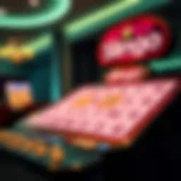 An engaging visual representation of the Slingo game board showcasing its unique blend of slots and bingo.