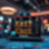 Visual representation of slot game software architecture