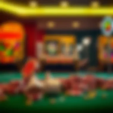 A visual representation of various strategies for betting in slot games