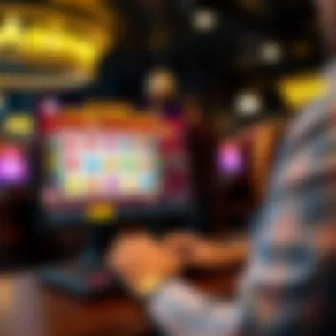 Navigating the Online Slot Experience An engaging online casino interface with slot options