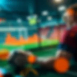 Visual representation of soccer analytics tools