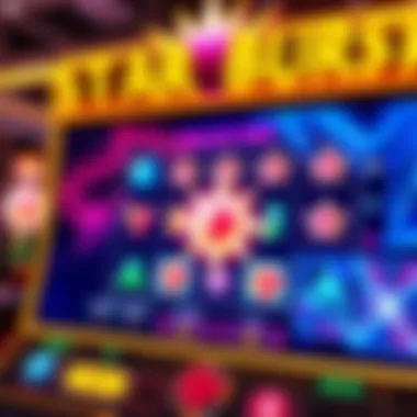 Overview of the gaming interface with gameplay