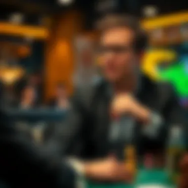 A strategic player contemplating their next move in a game