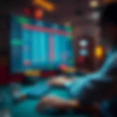 A strategic player analyzing game outcomes on a digital platform