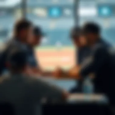 Tampa Bay Rays innovative coaching staff in a strategy meeting