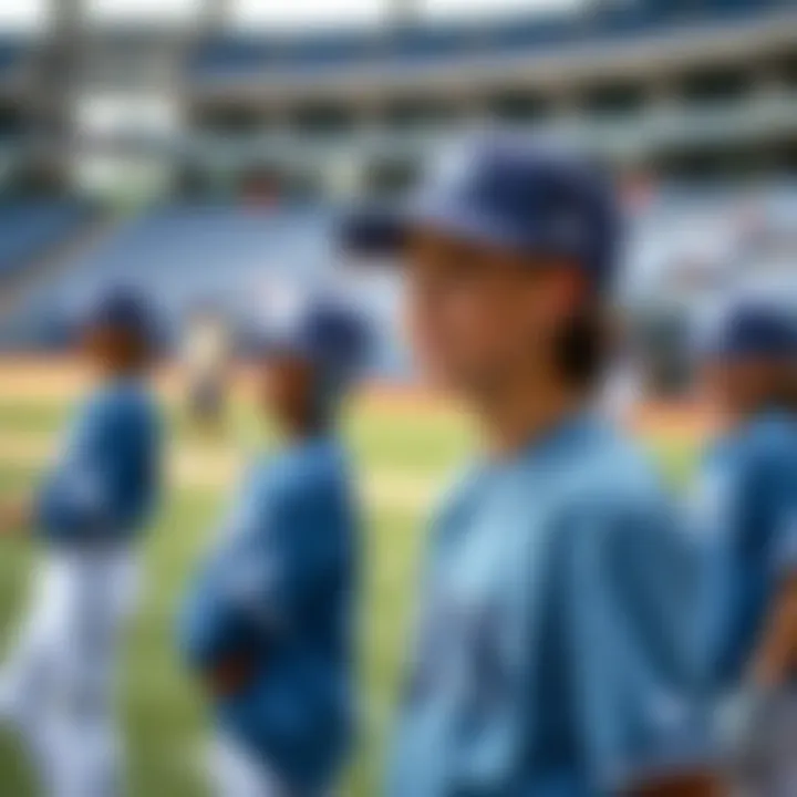Young talent training on the field for Tampa Bay Rays