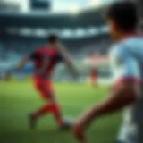 Historic football match in Tenerife showcasing traditional gameplay