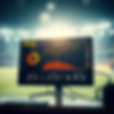 Analyzing Tenerife's Teams Through Statistics Statistical analysis of Tenerife's football teams displayed on a screen
